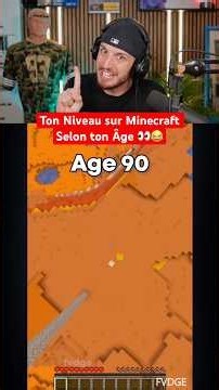 Your Minecraft Skill Level Based on Your Age 👀😂