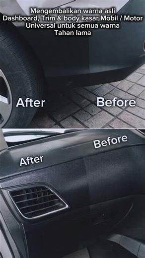 solusi untuk dashboard, trim, body kasar mobil motor yang mulai kusam