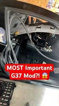 MOST Essential G37 Mod? Sunroof Delete #g37 #infiniti