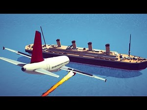 Realistic Airplane Crashes and Shootdowns | Besiege