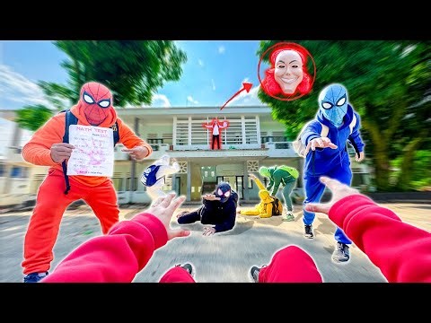 7 Bros SPIDER-MAN Meet NAK Serbian Dancing in Abandoned ( POV vs Sad Story )