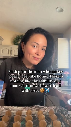 Marcia🖤McConnelee on Instagram: "The kitchen smells like peanut butter blossoms and gratitude today. 🍪✨ As I’m packing my bags to fly out to him tomorrow, I’m reflecting on how much has changed. I used to think chaos was normal, but healing taught me what to look for. I realized I couldn’t keep choosing men who lacked positive male role models. Those who grew up without a father figure, uncle, or grandfather to show them the way, leaving their moms to do it all. Often, that lack of guidance le