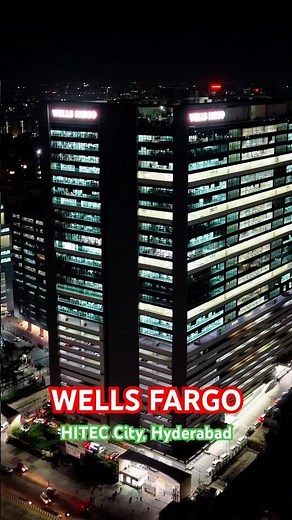 Wells Fargo Office at HITEC City in Hyderabad || Hitech City Hyderabad Night View