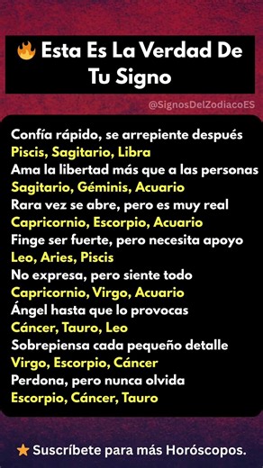 🔥 Esta Es La Verdad De Tu Signo #astrología #signoszodiacales #zodiacales #signos