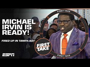 Michael Irvin gets the crowd fired up with 'WE READY' chants | First Take