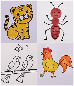 Learn to Make Simple Drawings in Easy Steps | Kidpid
