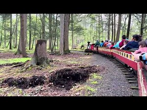 Scenic Train Ride Through Knoebels Amusement Park