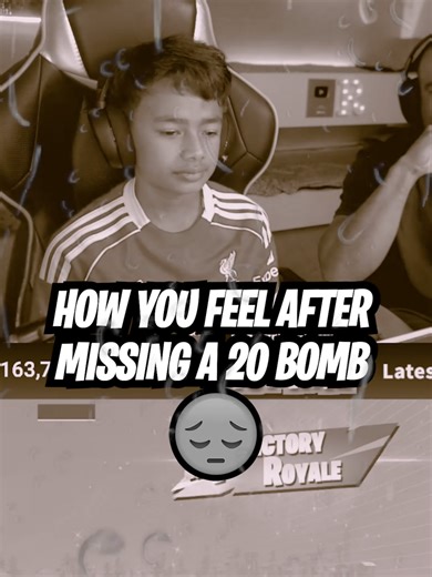 How you feel after missing a 20 bomb 😤 #romike #romike2013 #fortnite