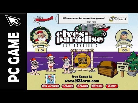 Classic PC Longplay: Elves in Paradise: Elf Bowling 2 (Funny Christmas Game) - ‪@CountVidioHeadd‬