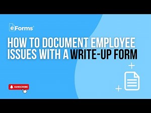 How to Document Employee Issues with a Write Up Form: Best Practices for Managers