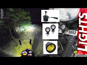 NIGHT TRAILS- THE PERFECT LIGHTS/LIGHTING SETUP ON THE HIMALAYAN