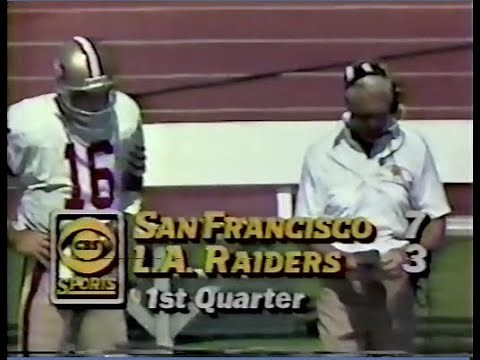 1985 NFL Week 3 San Francisco 49ers at LA Raiders
