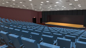 Theater Cinema Auditorium (Style 2 of 2) - Buy Royalty Free 3D model by jimbogies