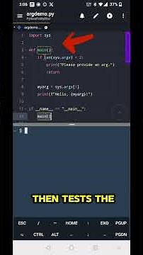 Pass Arguments to Python Script