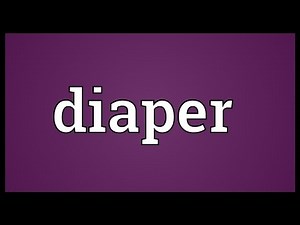 Diaper Meaning