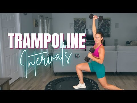 35 MIN Rebounding Intervals | Cardio & Strength 💦 Fun & Sweaty