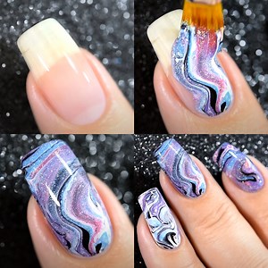 1.9M views · 32K reactions | Stone marble nail art tutorial | Sveta Sanders | Facebook