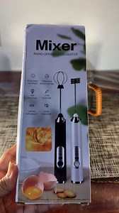 Portable Radio-Operated Mixer / Eggbeater⚡️ Perfect for coffee froth, whipping eggs, baking & more! ✅ 3-speed control ✅ Ultra low noise ✅ Long-lasting battery ✅ Easy to clean 304 stainless stir stick Your go-to mixer for everyday drinks & desserts—compact, powerful, and hassle-free! #ShopeeFinds #KitchenEssentials #PortableMixer #CoffeeLovers #BakingTools #HomeCafe #EggBeater #EasyCooking #KitchenMustHave #Frother https://s.shopee.ph/7fQWOB0thF | Graciaaaaaa