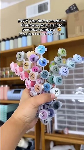 LOKLiK iPaint™ Real Feedback Sharing from @Belugabee Paint by numbers machine! 🤯 #paintingmachine