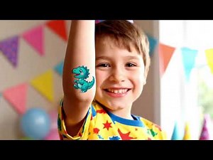Dinosaur Temporary Tattoos for Kids – Fun, Safe & Easy to Apply!