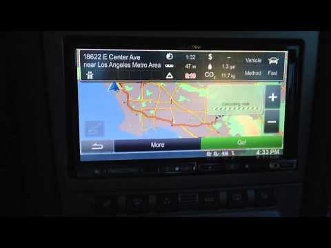 How to use Alpine INE-W927HD touchscreen navigation Bluetooth and ipod