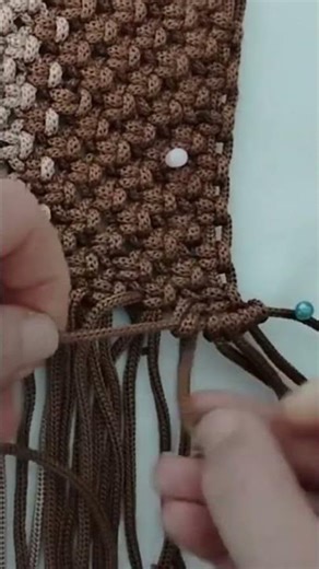 DIY Macramé finition #macrame #tutorielfacile #handmade