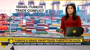 1.4K views · 42 reactions | Turkiye imposes export restriction on dozens of items to Israel amid rising tensions in Gaza Israel retaliates to export restrictions Rahesha Sehgal brings you this report Watch more: https://wionews.com/videos | WION | Facebook