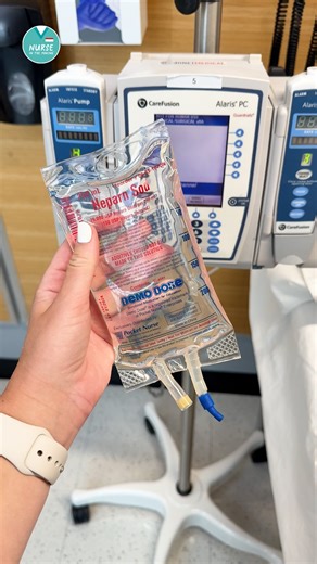 Kristine Tuttle on Instagram: "5 things to know about IV drip Heparin🩸💉👩‍⚕️⁠ ⁠ Heparin = Anticoagulant⁠ 🩸Stops clot Formation⁠ 🩸Slows growth of current clots⁠ ⁠ #1: Draw baseline aPTT or Anti Xa & know the frequency of your lab draws!⁠ ⁠ #2: Heparin is always hung as a PRIMARY line, not a piggyback⁠ ⁠ #3: High risk = Double RN verification is required❗️⁠ ⁠ #4: Antidote = Protamine Sulfate⁠ ⁠ #5: Monitor for Signs of Bleeding⁠ -Bruising⁠ -Hematomas⁠ -Blood in Urine or Stool⁠ -Bleeding gums⁠ 