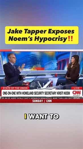 Areva Martin on Instagram: "Noem’s “word salad” won’t hide facts. 🥗🚫 She wants the public to believe Renée Good “obstructed” law enforcement and therefore this outcome was justified — while Trump supporters caught on video violently assaulting officers, some of whom later died, get pardons. ⚠️ Jake Tapper lined up the contradiction perfectly — and Noem dodged, because she knows an honest answer would expose the hypocrisy. This is what selective accountability looks like — and it should alarm e