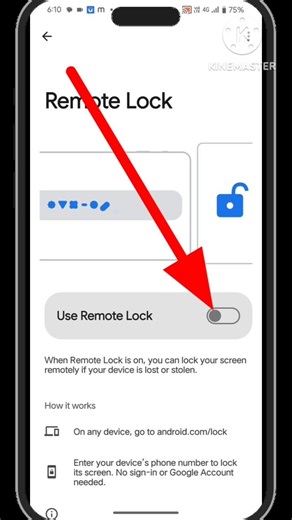 || How to turn on remote lock in android || #techlavi #youtubeshorts #tech #mobile #remotelock