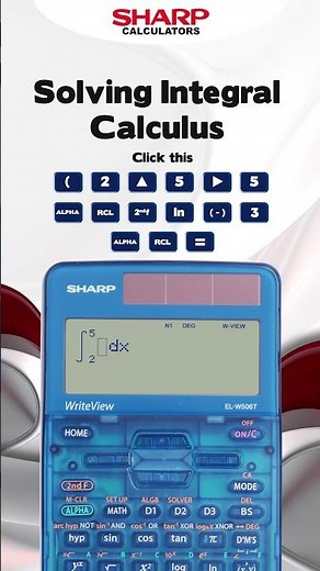 SHARP CALCULATORS - LET’S SOLVE using EL-W506T