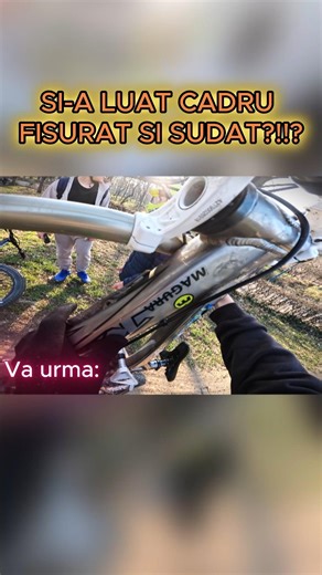 Cadrul fisurat și sudat, încă merge?? #mtb #pov