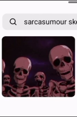 𝗙𝗢𝗨𝗡𝗗 𝗧𝗥𝗘𝗡𝗗𝗜𝗡𝗚 𝗚𝗜𝗙 | Sarcasumour skeleton 💀 . . Follow @_gifname_ . . #sarcasumourskeleton #skeletonmeme... | Instagram