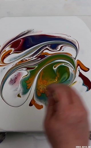 48K views · 472 reactions | Mesmerizing Tilt Dutch Pour #dutchpour #dutchpouring #swirls #swirling #satisfyingvideos | Amanda's Designs | Facebook