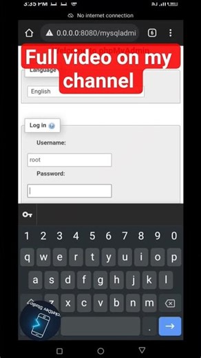 web server from Android (PHP MySQL sever) #php #mysql #coding