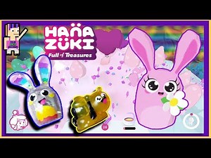 Such a Lovely Pink Tree!! HANAZUKI App Game Play | Enter Treasure Codes