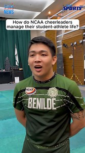 How do NCAA cheerleaders manage their time? Need tips to stay fit and healthy? Here's some advice from the Benlide Blazers Pep Squad! 💪 Catch #NCAASeason99 on GTV! Follow #GMASports for more updates. | GMA Sports PH