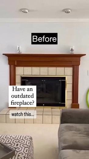 238K views · 477 reactions | Our fireplace transformation is insane 勞 When we first moved in, it was just a 90s tile fireplace but I painted the tiles, added a new mantel, shiplap and did some custom built ins using IKEA bookcases and now it makes a STATEMENT! Luxury look at a DIY price!  I’m thinking about bricking the fireplace face next, what do you think? #fireplacemakeover #fireplacedesign #ikeahack #diyhome #diyhomeprojects | Come Stay Awhile | Facebook