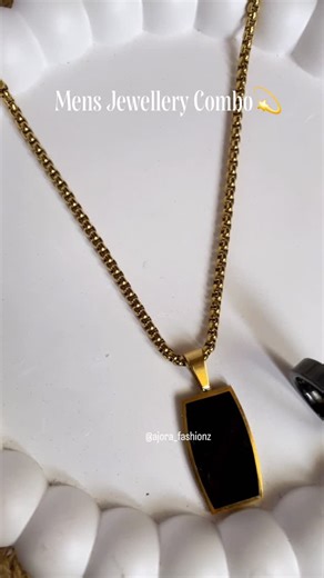 Ajora Fashionz on Instagram: "Men's Jwellery Combo - Part 1 1) Gold Chain with Pendant + (Black/Silver) Ring = Rs 249 2) Gold Snake chain + (Black/Silver) Ring = Rs 199 Boys It is • Antitarnish • Stainlesssteel • Water Resistant • Hypoallergenic DM for orders💫 [JwelleryCombo StainlessSteelJewelry MensCollections MensJwelleryCombo Jwelleriesunder299 MensRing MensJewelry StyleForMen EverydayCarry MensEssentials OOTDMens StyleInspiration JewelryAddict SoftBoyAesthetic StreetwearJewelry ChainStack 