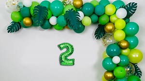 Green Theme Birthday Party Decoration | Birthday & Baby Shower Decoration Ideas | MASS Art and Craft