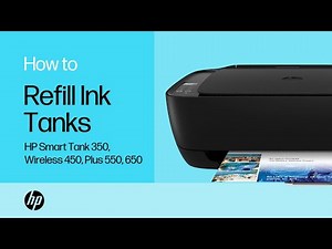 Refilling Ink Tanks | HP Smart Tank 350, Wireless 450, Plus 550, 650 Printers | HP Support