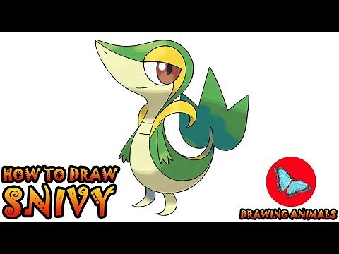 How To Draw Snivy Pokemon | Drawing Animals