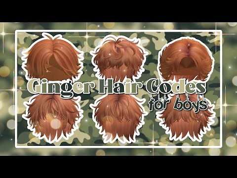 Short Ginger Hairstyle Codes for Boys 🧡 | Berry Avenue, Bloxburg, Brookhaven