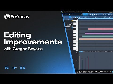 Studio One 5.5 | Editing Improvements