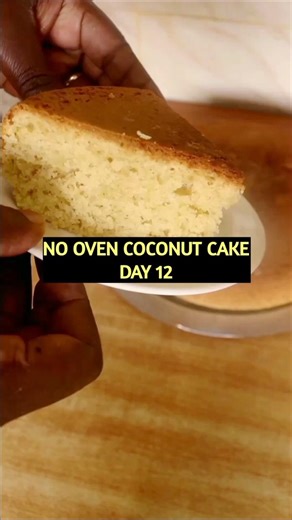 No Oven Coconut Cake | Easy Stovetop Cake Recipe | Day 12