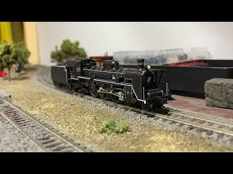 Kato C57 Steam Locomotive with DCC - ZIMO MX616 - N Scale