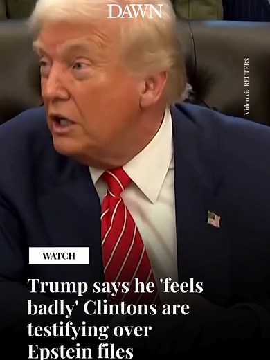 Trump Comments on Clinton Testimony Related to Epstein
