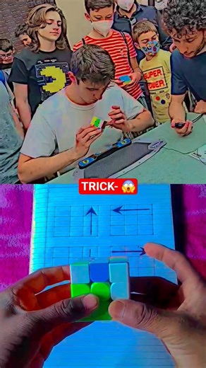 3x3 Impossible Cube Trick 🤯 | #shorts #cubemagic #rubikscube #viralshorts #satisfying #speedcubing