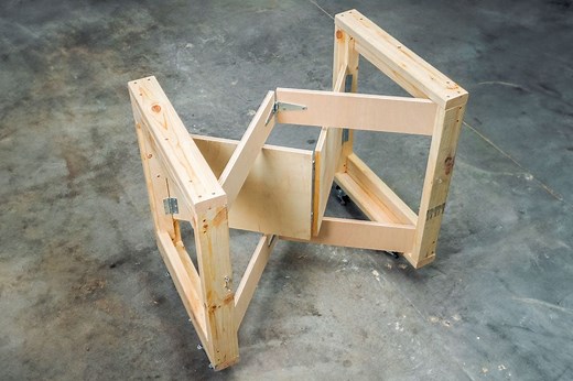 Saturday Morning Workshop: Folding Mobile Workbench