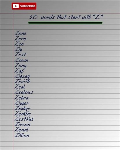 Letter Z Words for kids/Words starting with Z/letter Z words/Z for Words/Alphabet Z